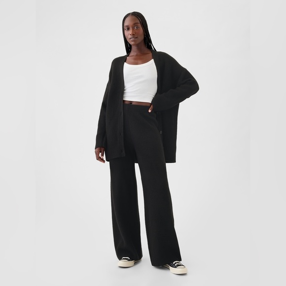 GAP Pants - GAP CashSoft Shaker-Stitch Sweater Pants black size large